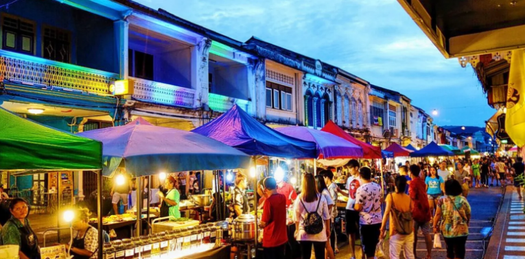Chợ đêm ở Chiang Rai